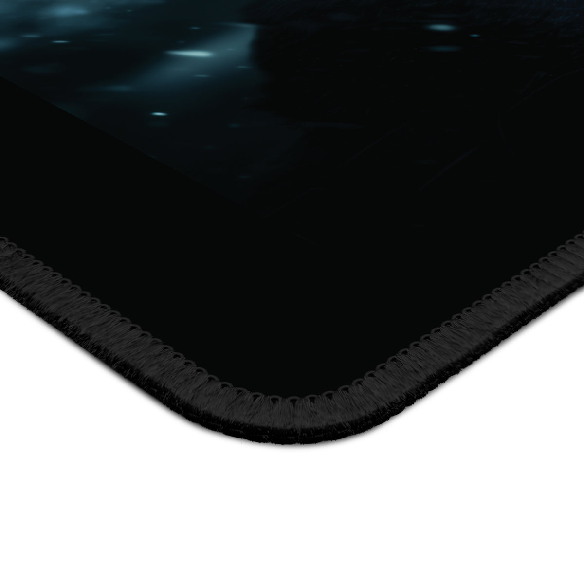Galactic Hunter & Wolf Mouse Pad | Cinematic Sci-Fi Desk Mat | Gamer Setup Upgrade