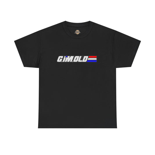 G IM OLD Logo Tee | Retro Racing Stripe T-Shirt