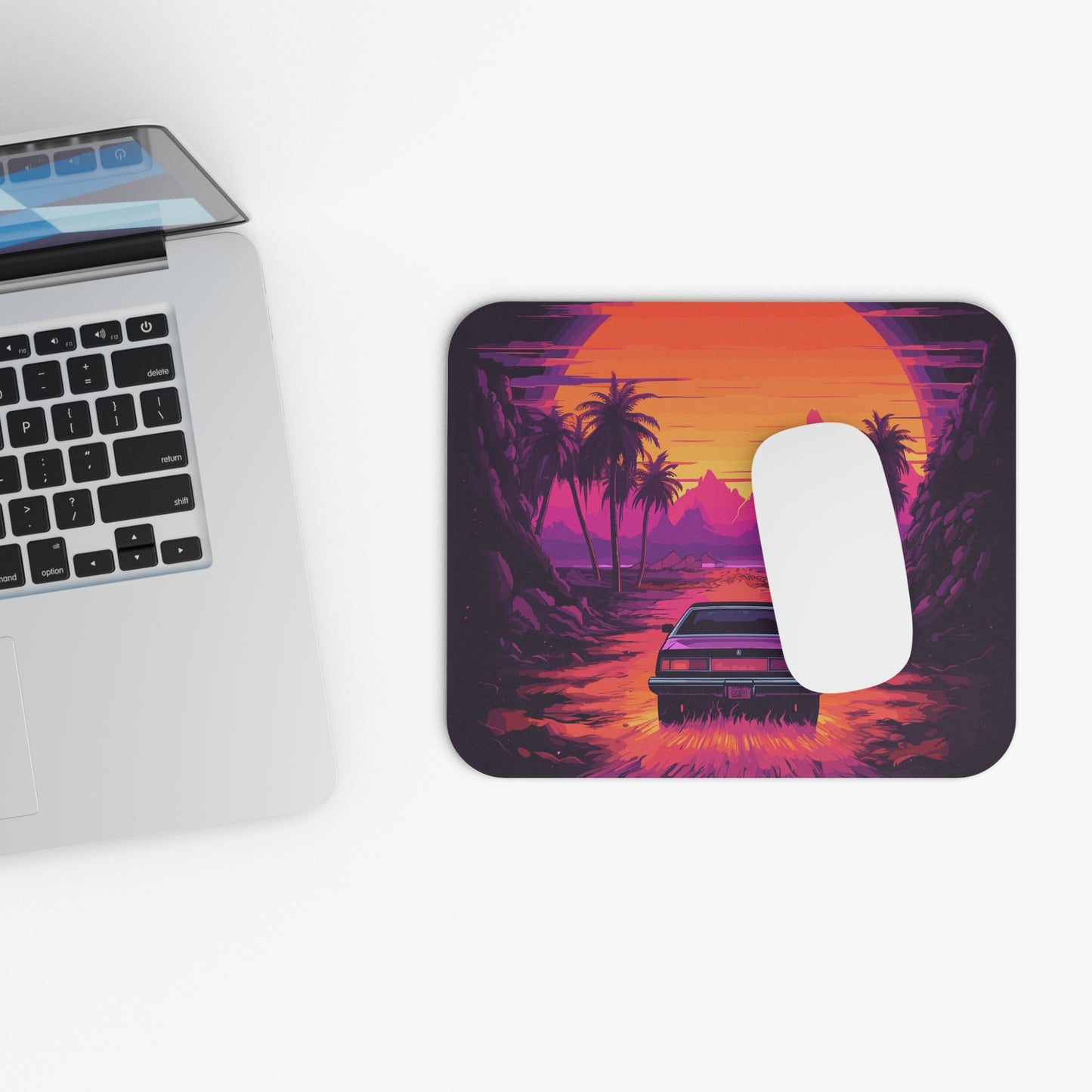 Drive-In Night Mouse Pad