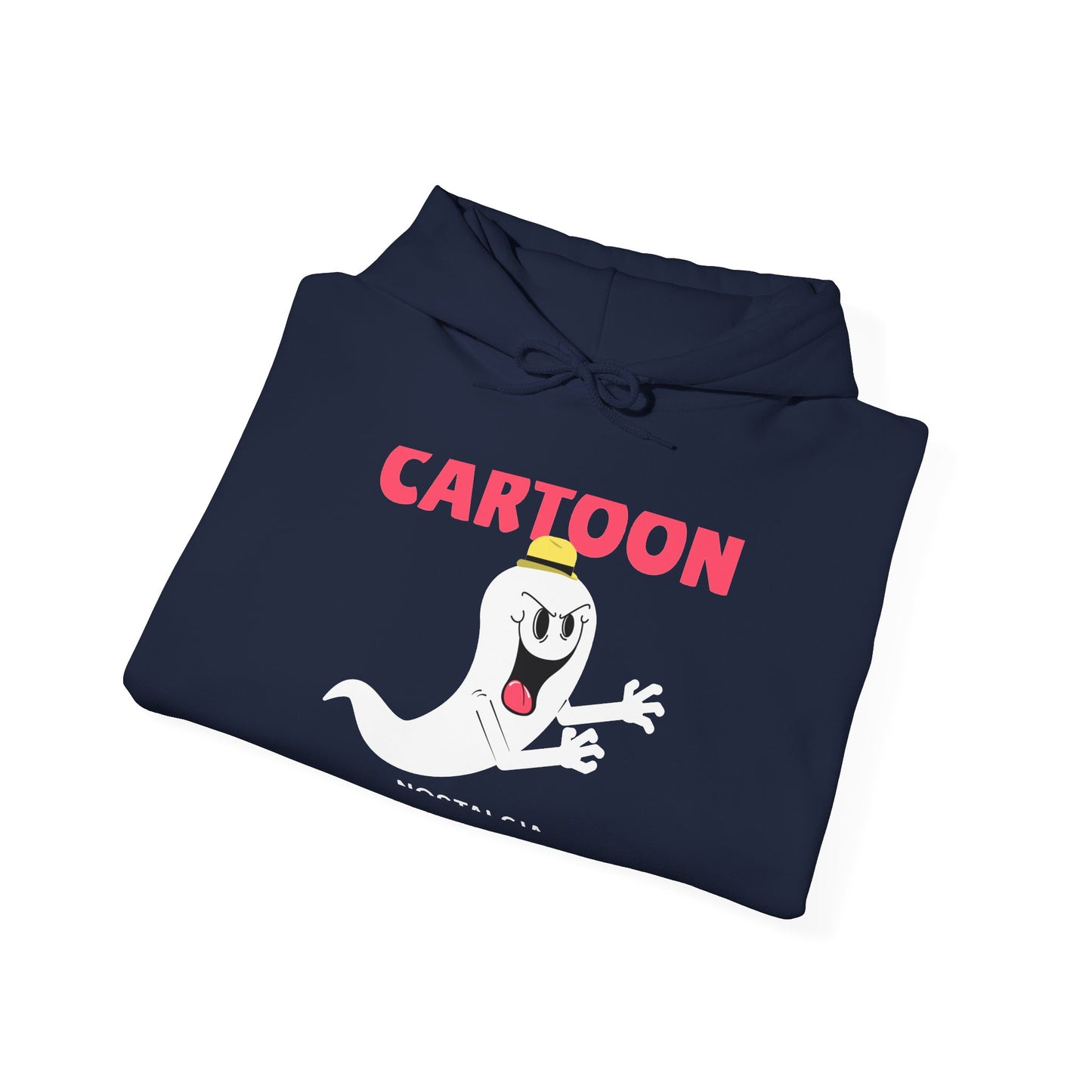 Retro Cartoon Ghost Hoodie