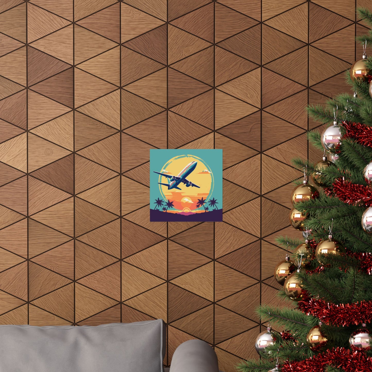 Jet Set Square Art Print