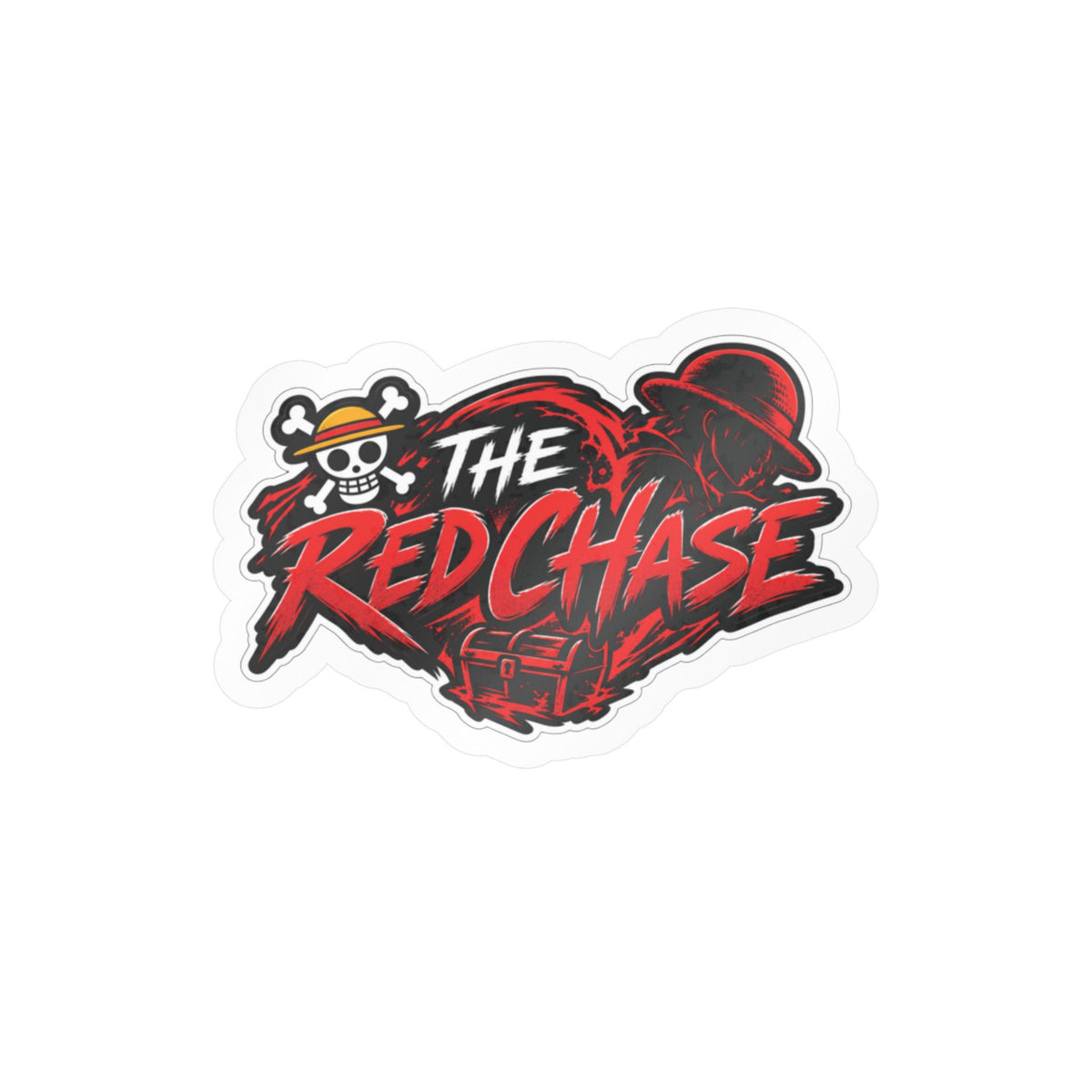 The Red Chase Vinyl Sticker