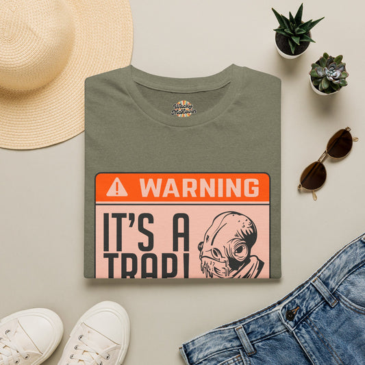 Warning: It’s A Trap! Retro Sci-Fi Tee