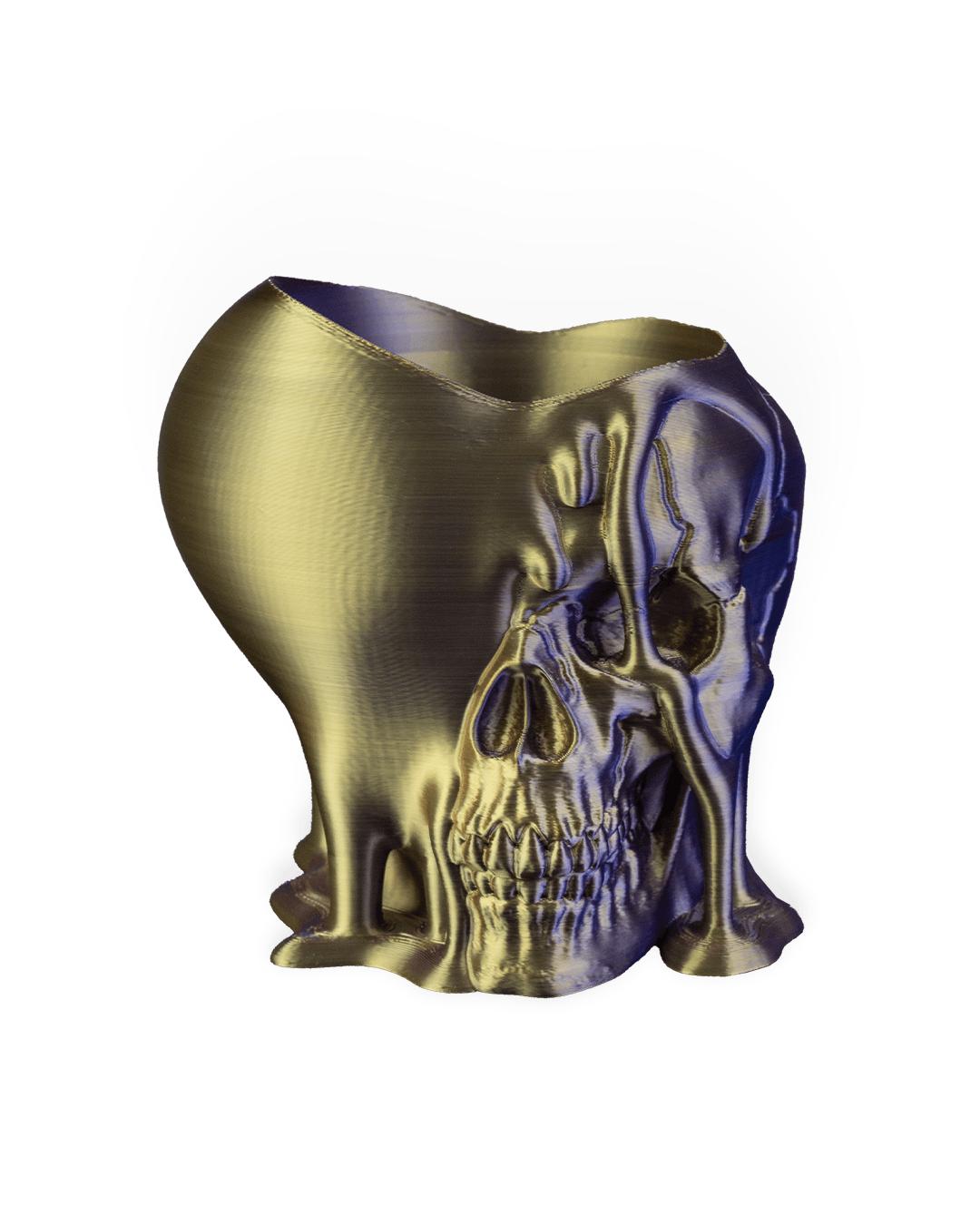 Dripping Skull Planter – Gothic Halloween Home Decor