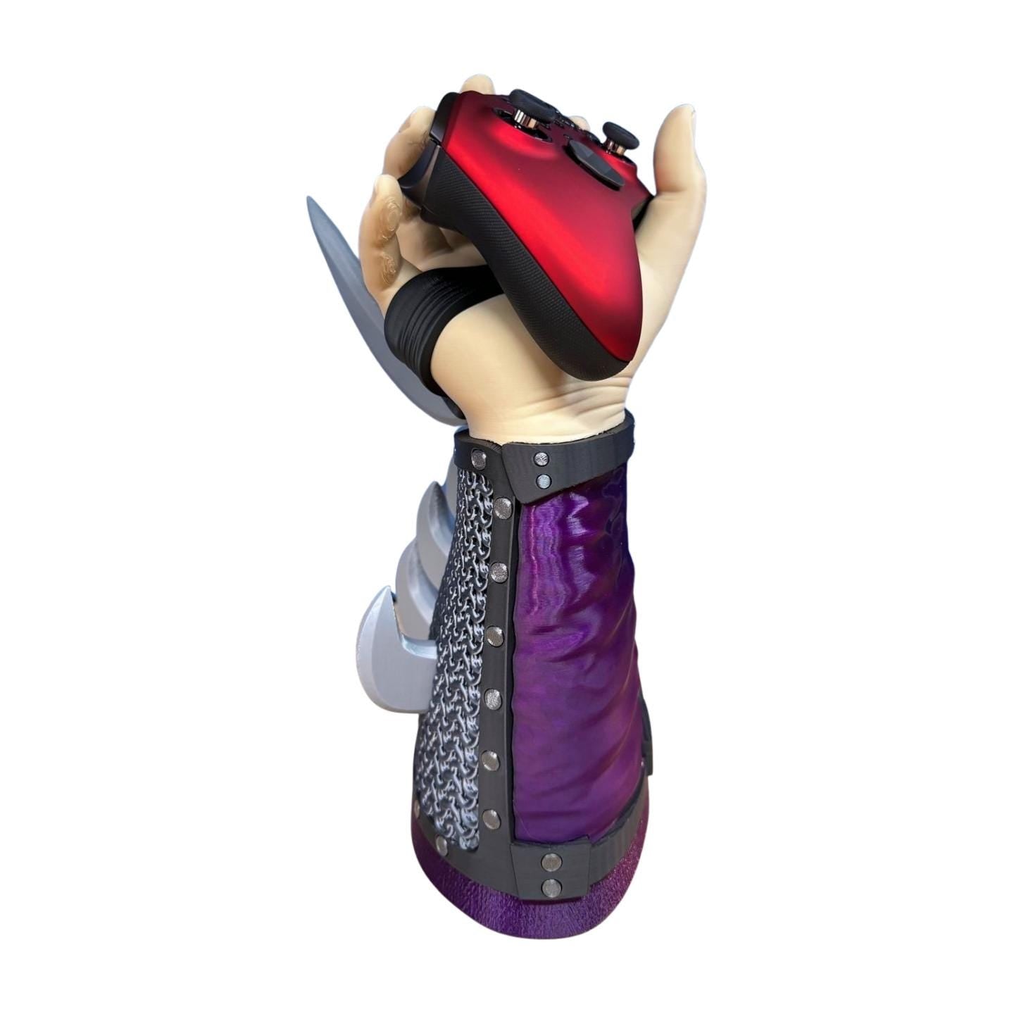 Shredder Controller Stand, Retro Arcade Gamer Desk Holder