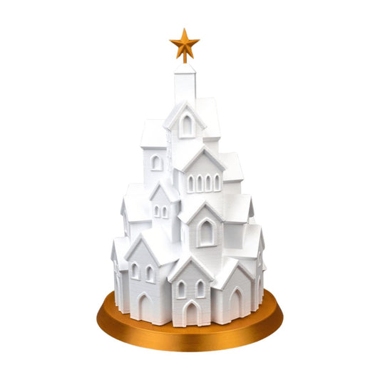 Winter Village LED Night Light, Cozy Christmas Decor (7.5x5")