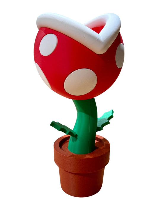 Piranha Plant Piggy Bank – 3D Printed Gamer Desk Decor