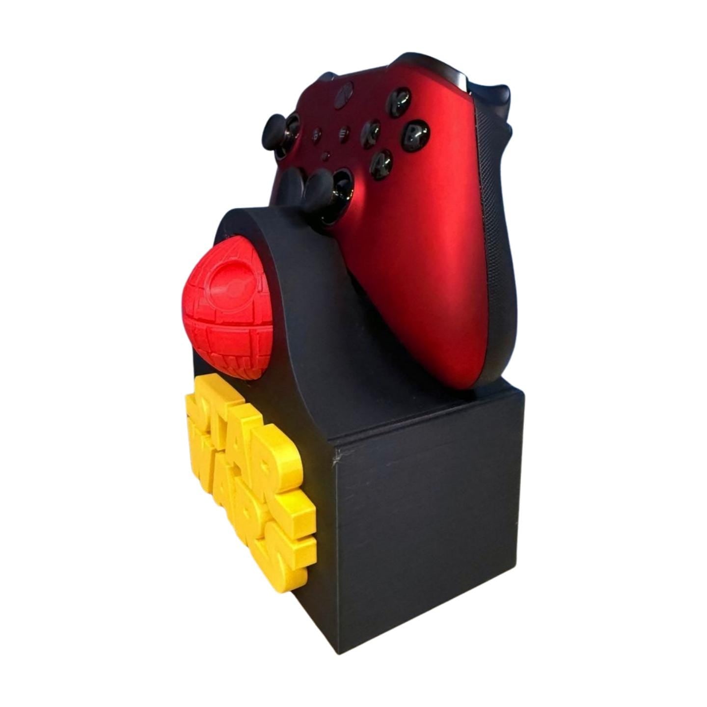 Sci-Fi Galactic Controller Stand | PS5 or Xbox Game Controller Holder | Gamer Desk & Shelf Decor
