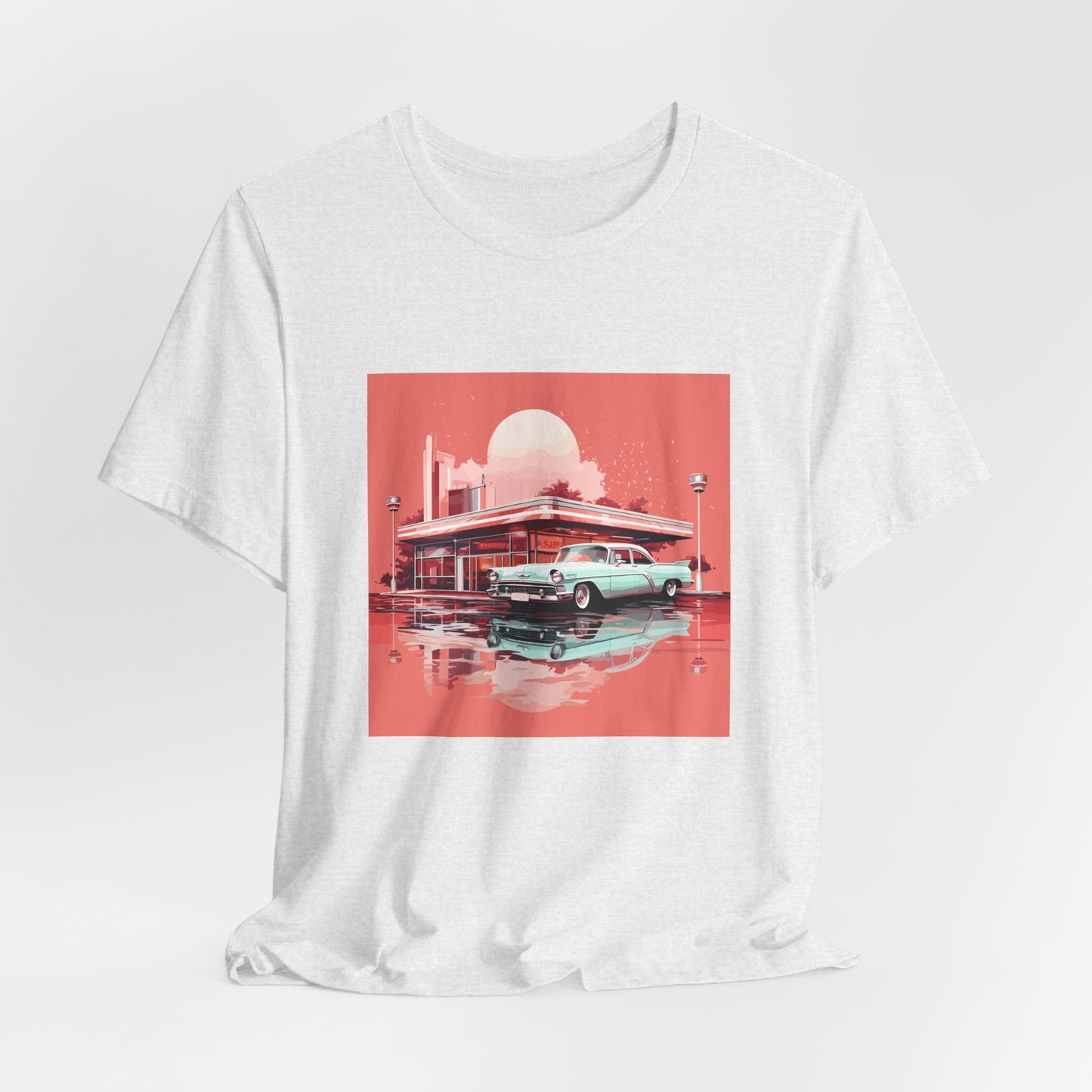 Chrome & Neon Diner Tee