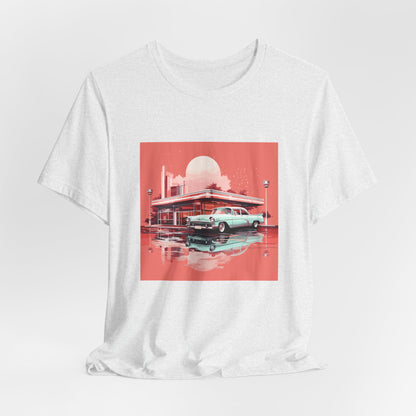 Chrome & Neon Diner Tee