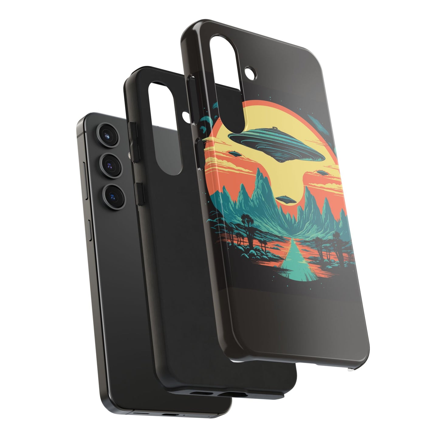 UFO Fleet Tough Phone Case