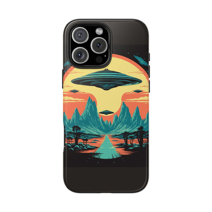UFO Fleet Tough Phone Case