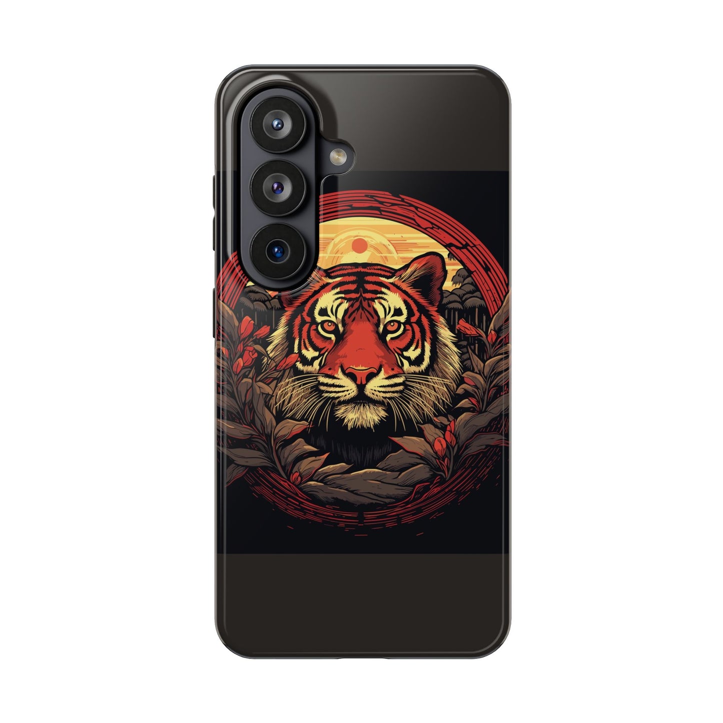 Tiger Wreath Tough Phone Case