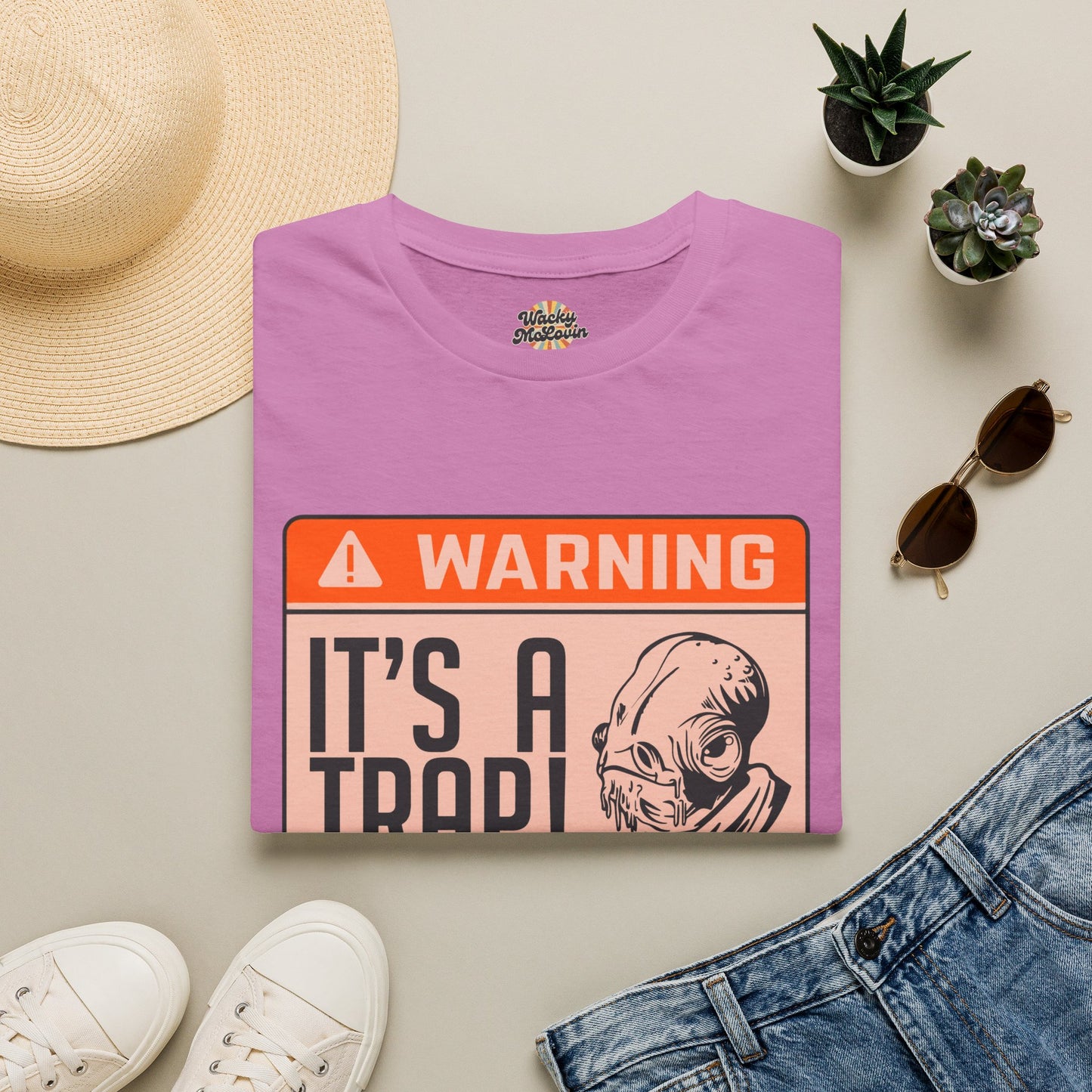 Warning: It’s A Trap! Retro Sci-Fi Tee