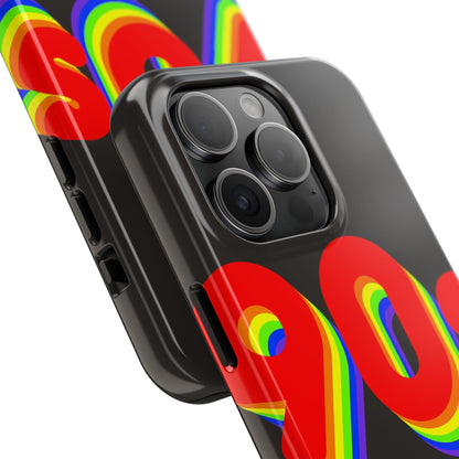 90's Rainbow Tough Phone Case