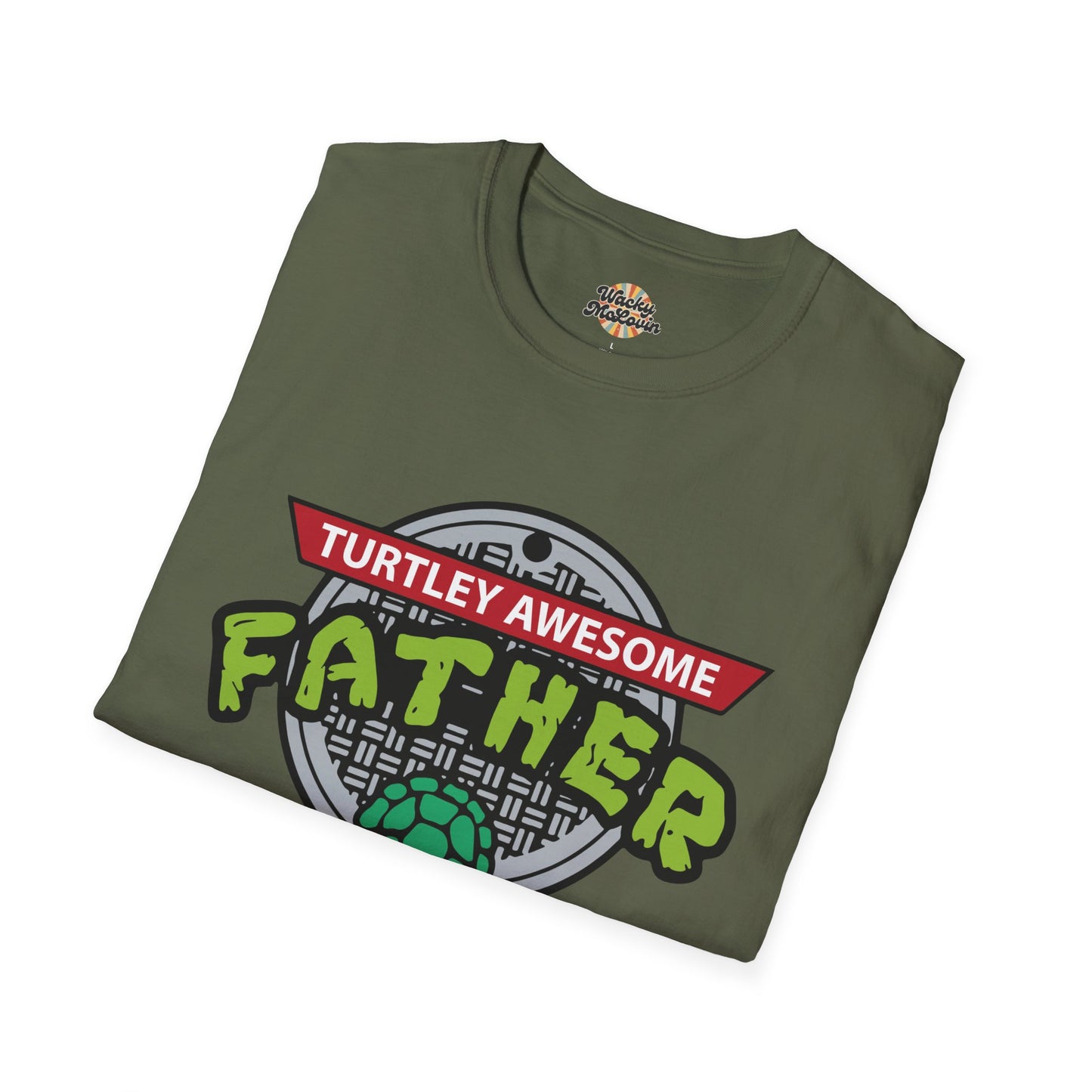 Turtley Awesome Father Tee