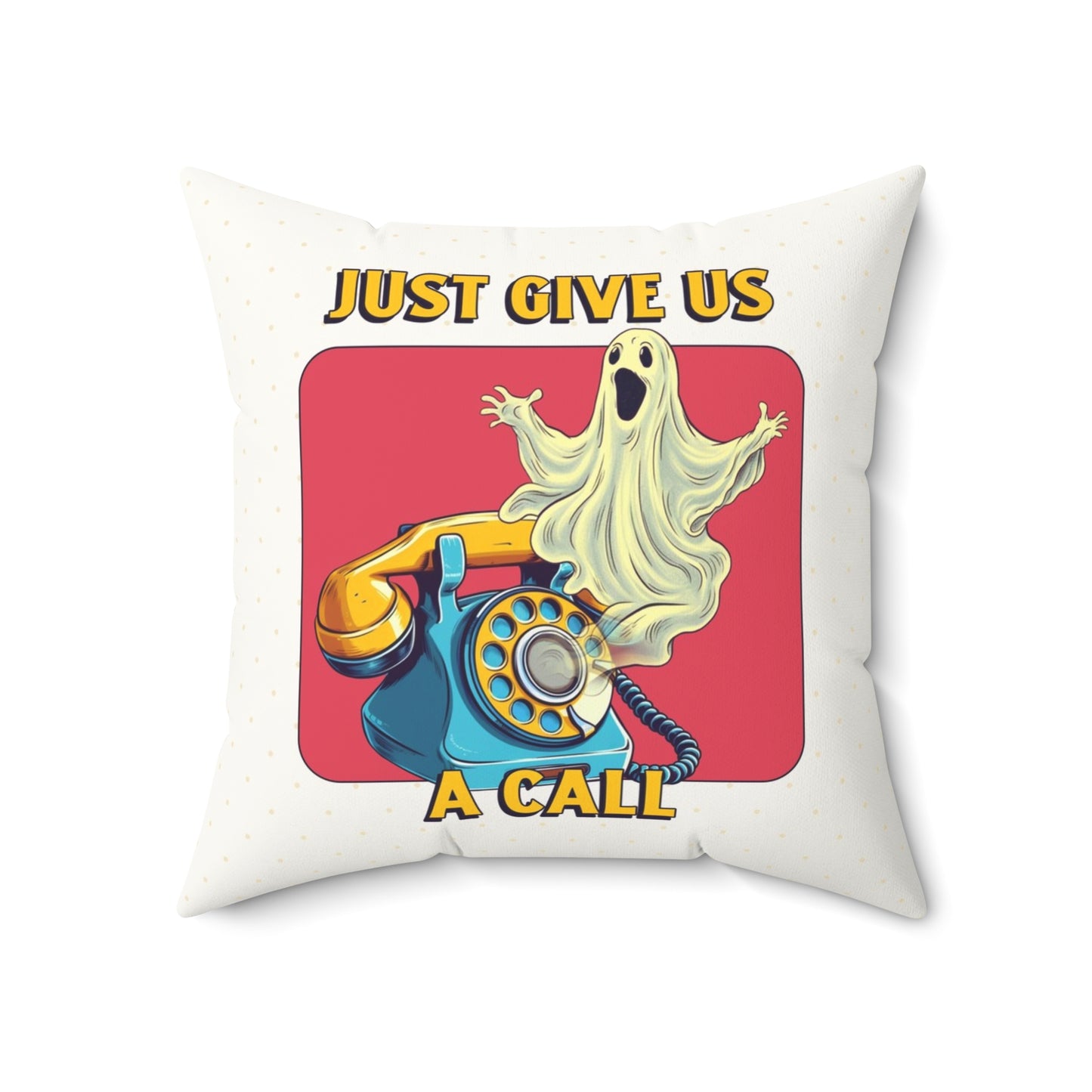 Just Give Us a Call Throw Pillow