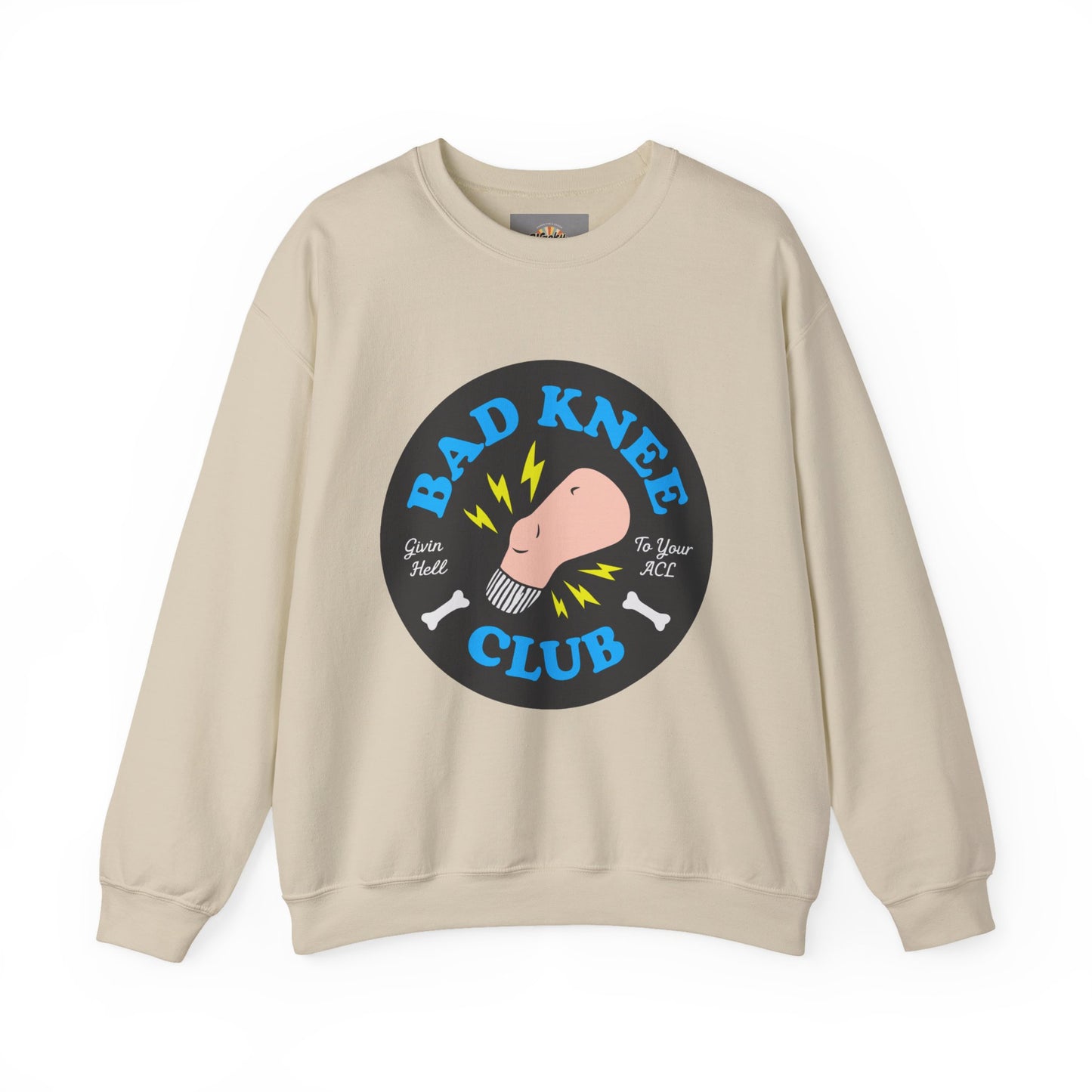 Bad Knee Club sweatshirt | Funny knee pain graphic crewneck