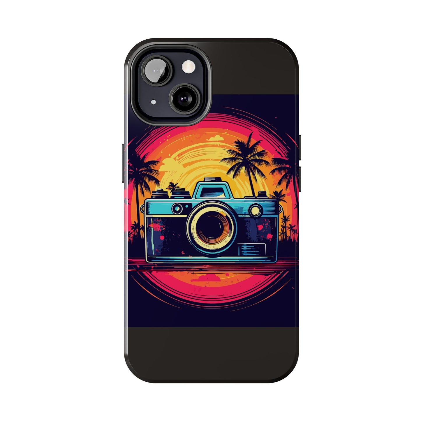 Retro Camera Sunset Tough Phone Case