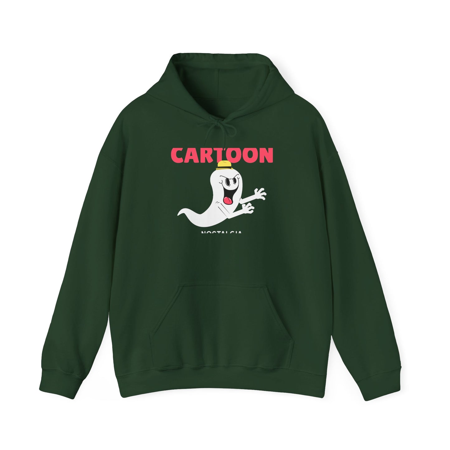 Retro Cartoon Ghost Hoodie