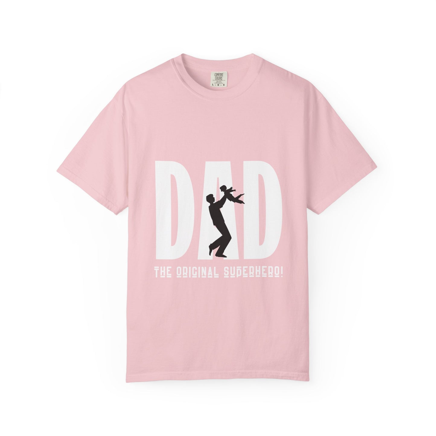 DAD The Original Superhero Shirt | Heavyweight Vintage Style Dad Tee | Perfect Father’s Day Gift