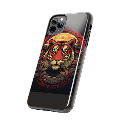 Tiger Wreath Tough Phone Case