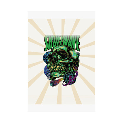 Skullwave Retro Poster