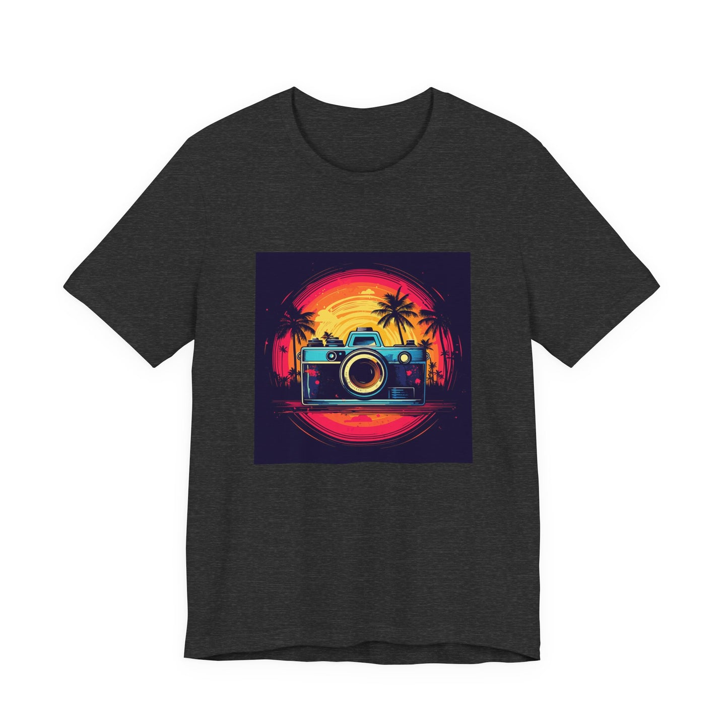 Retro Camera Sunset Tee