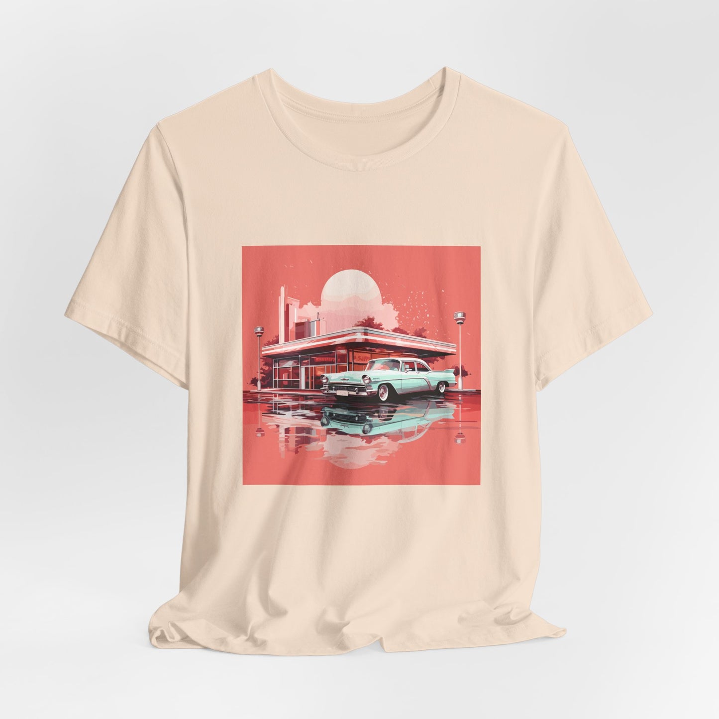 Chrome & Neon Diner Tee