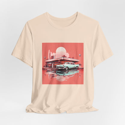 Chrome & Neon Diner Tee