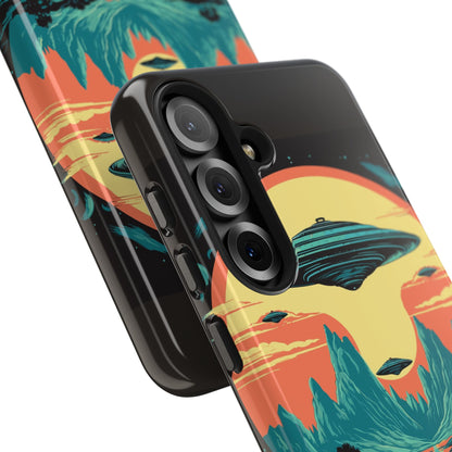 UFO Fleet Tough Phone Case