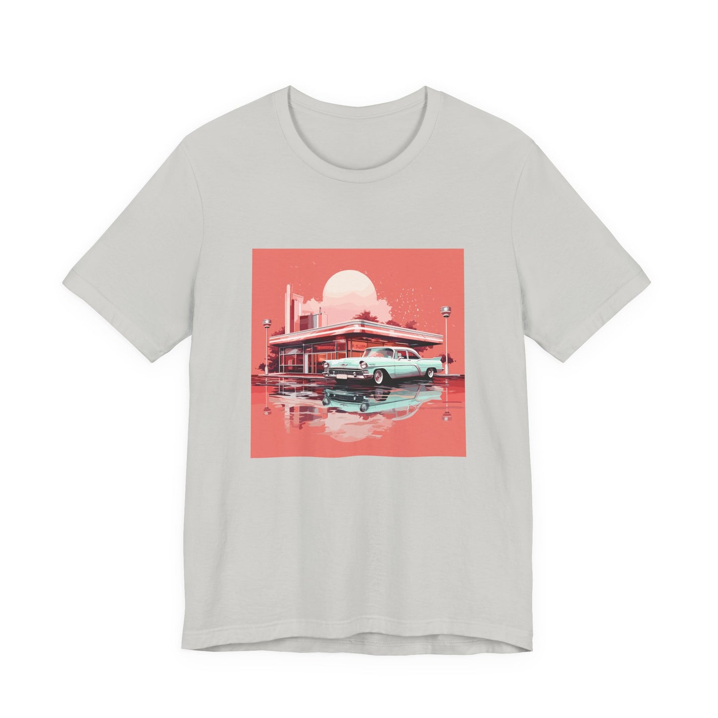 Chrome & Neon Diner Tee