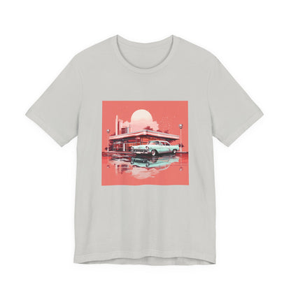 Chrome & Neon Diner Tee
