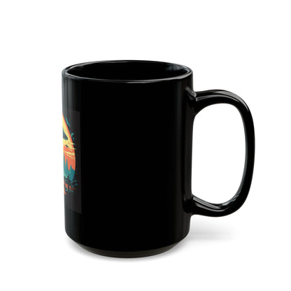UFO Fleet Black Mug