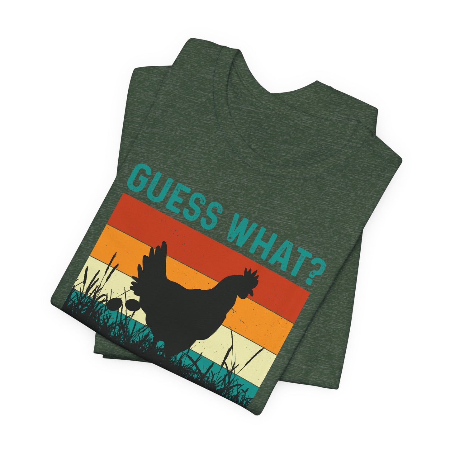 Guess What? Chicken Butt! Funny Retro Tee