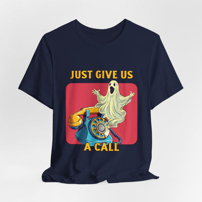 Just Give Us a Call Retro Ghost Hotline Tee