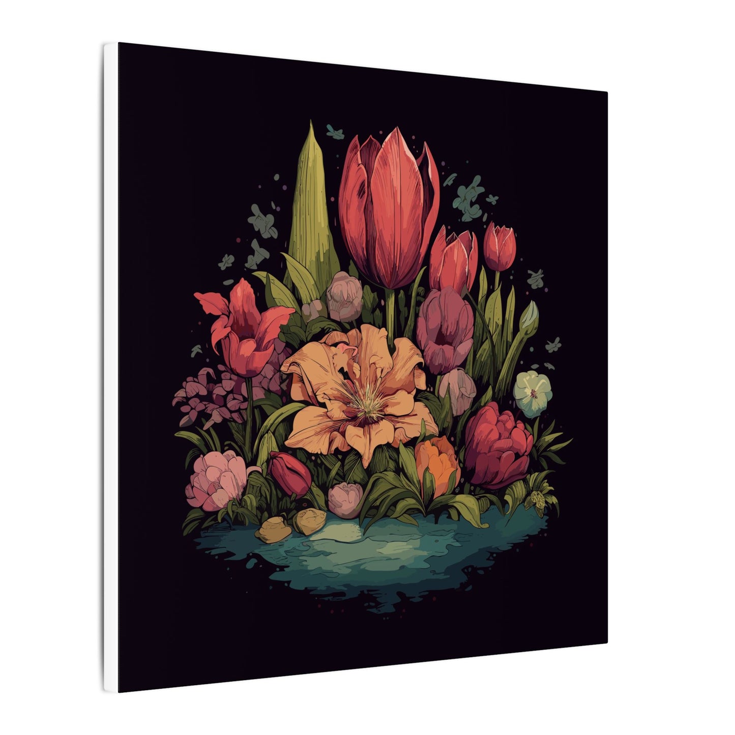 Tulip Garden Canvas Print