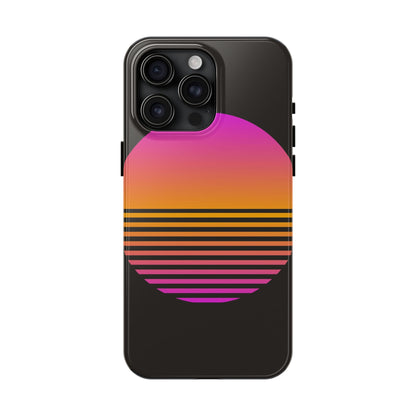 Sunset Grid Tough Phone Case