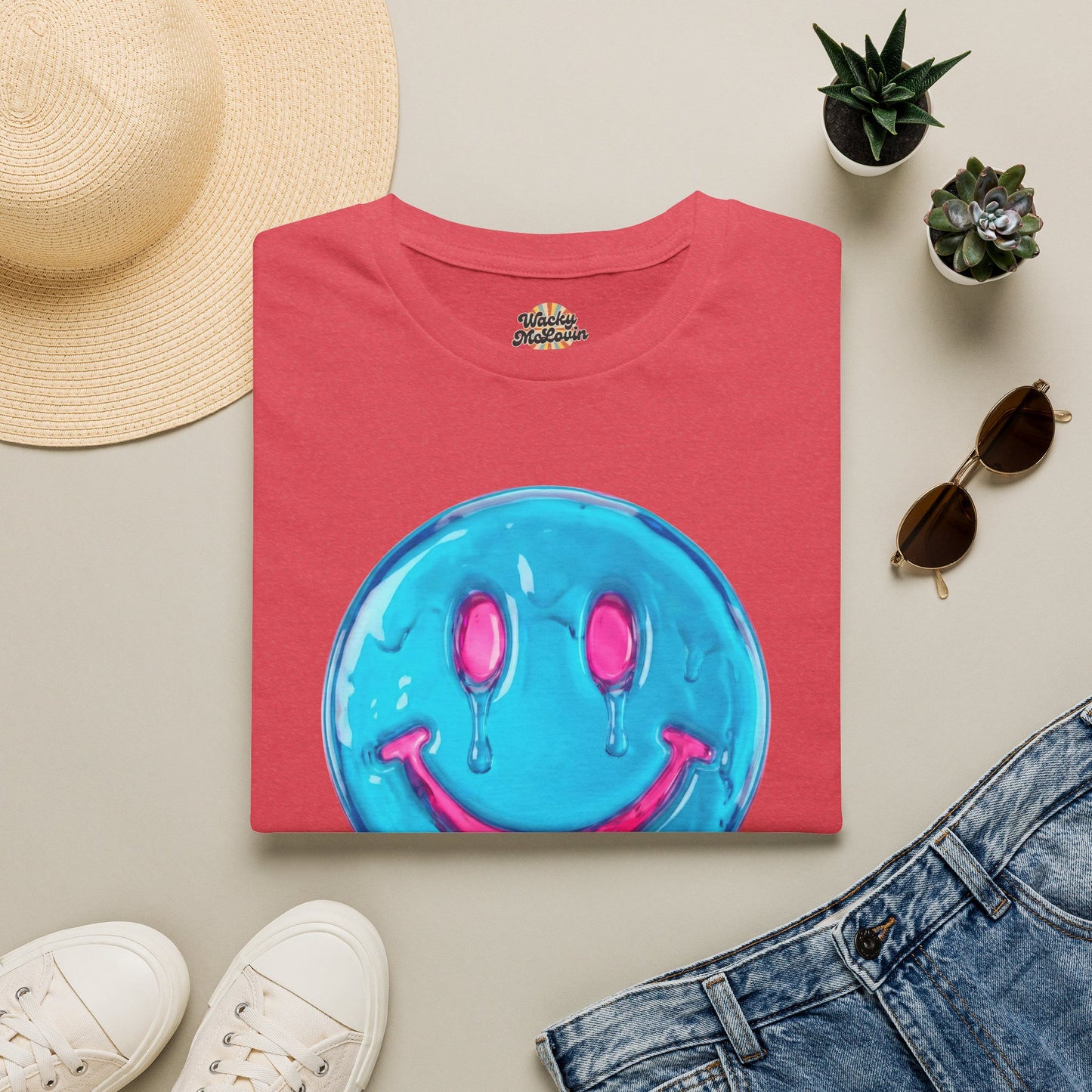Melted Smile Vaporwave Tee