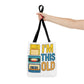I’m This Old Retro Tech Tote Bag | Funny 90s Nostalgia Bag | Cassette VHS Floppy Disk Reusable Tote | Vintage Geek Gift
