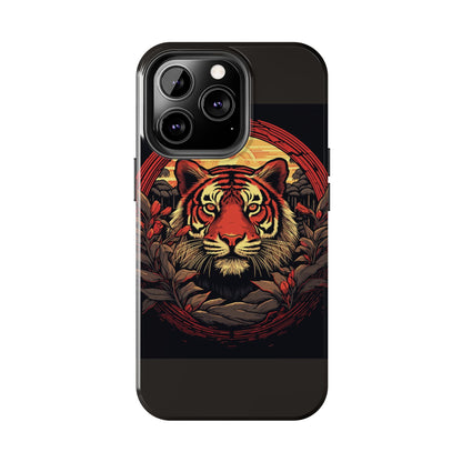 Tiger Wreath Tough Phone Case