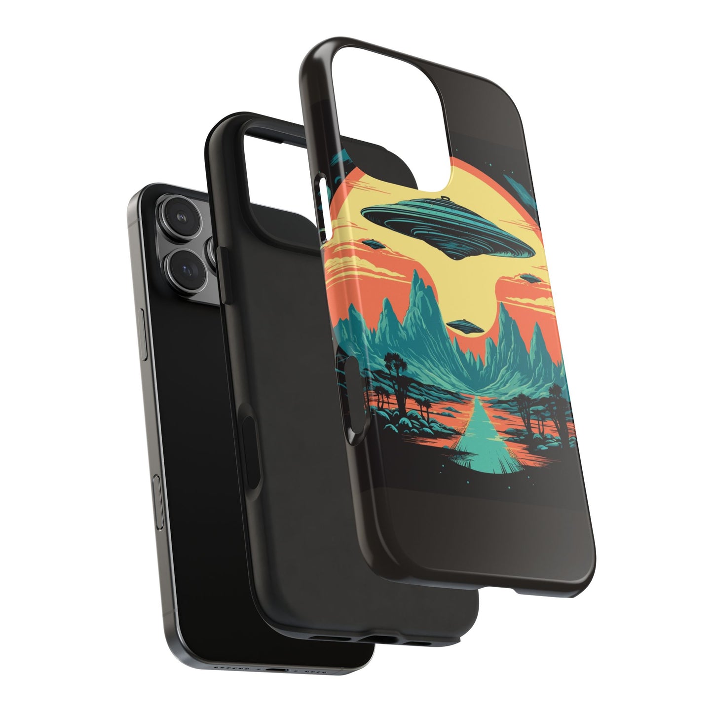 UFO Fleet Tough Phone Case