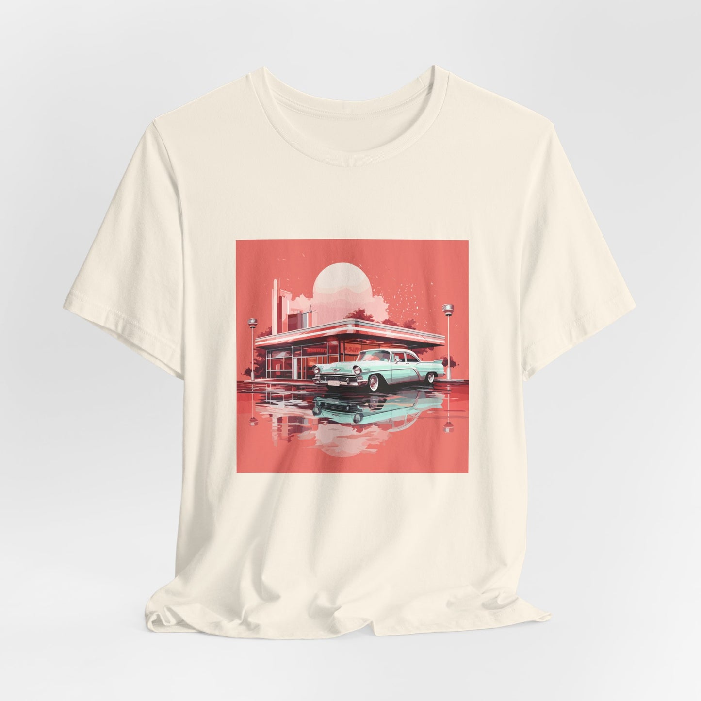 Chrome & Neon Diner Tee