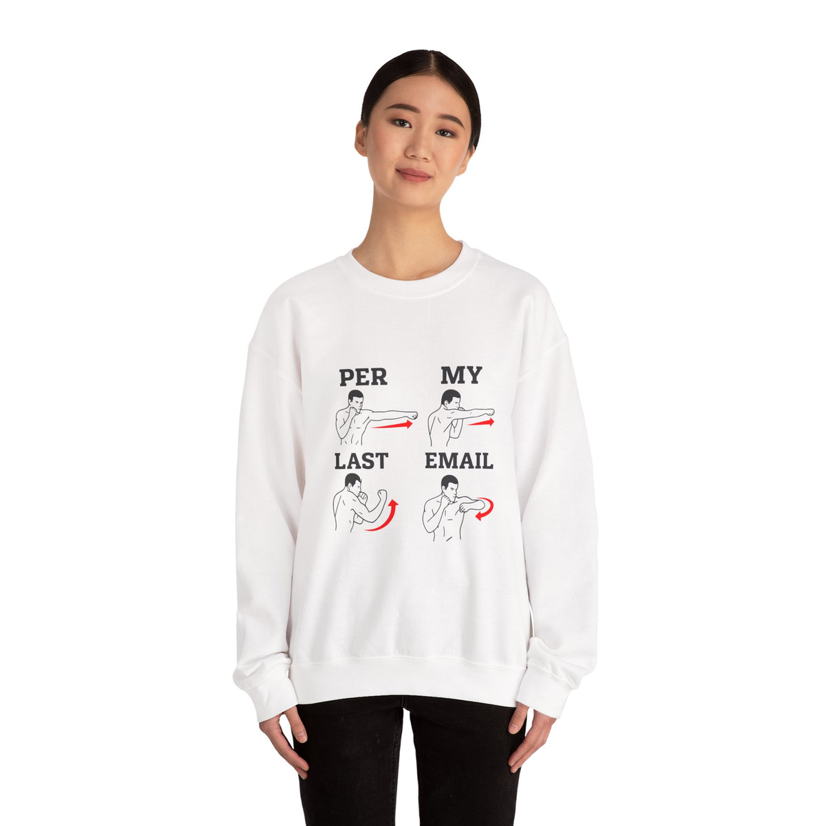 Per My Last Email Sweatshirt | Funny Office Humor Crewneck | Workplace Sarcasm Sweatshirt | Corporate Meme Sweater