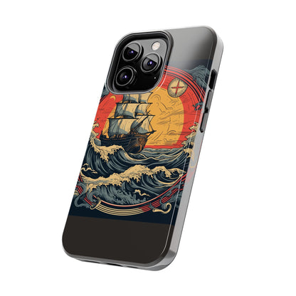 Tall Ship Storm Tough Phone Case