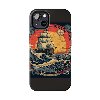 Tall Ship Storm Tough Phone Case