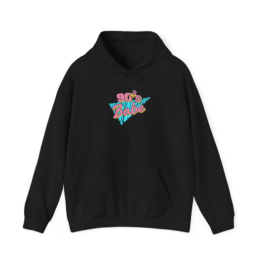 90s Babe laser grid heavyweight hoodie with retro design