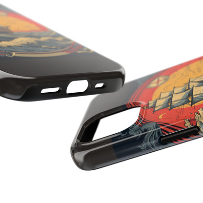 Tall Ship Storm Tough Phone Case