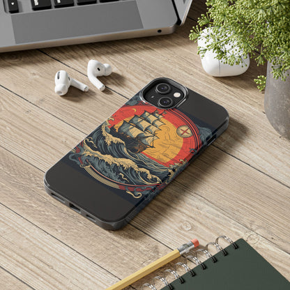 Tall Ship Storm Tough Phone Case