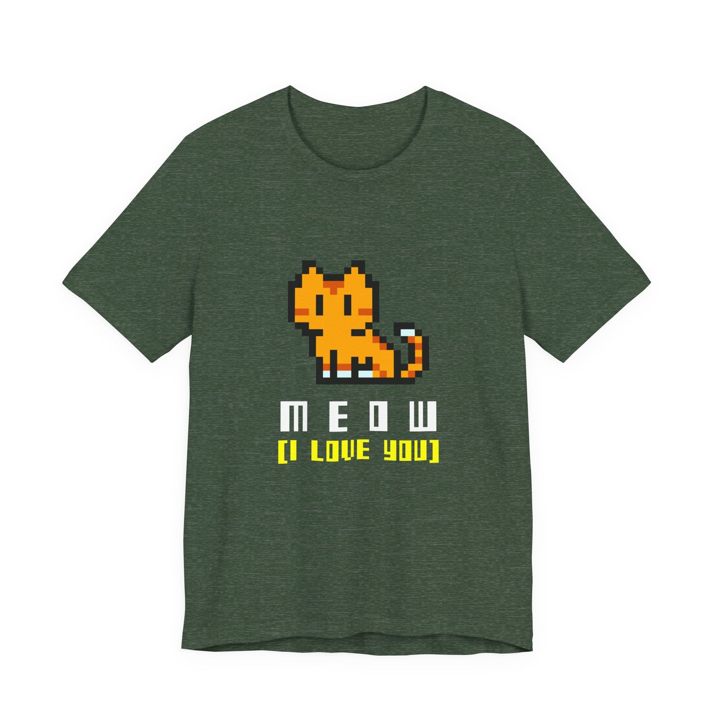 Meow Pixel Cat Tee